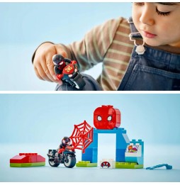 LEGO DUPLO Aventură Motocicletă cu Spiderman 10424