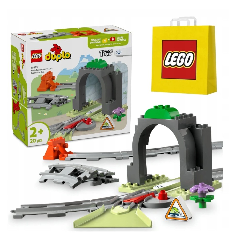 LEGO DUPLO Train Tracks and Tunnel Set 10425