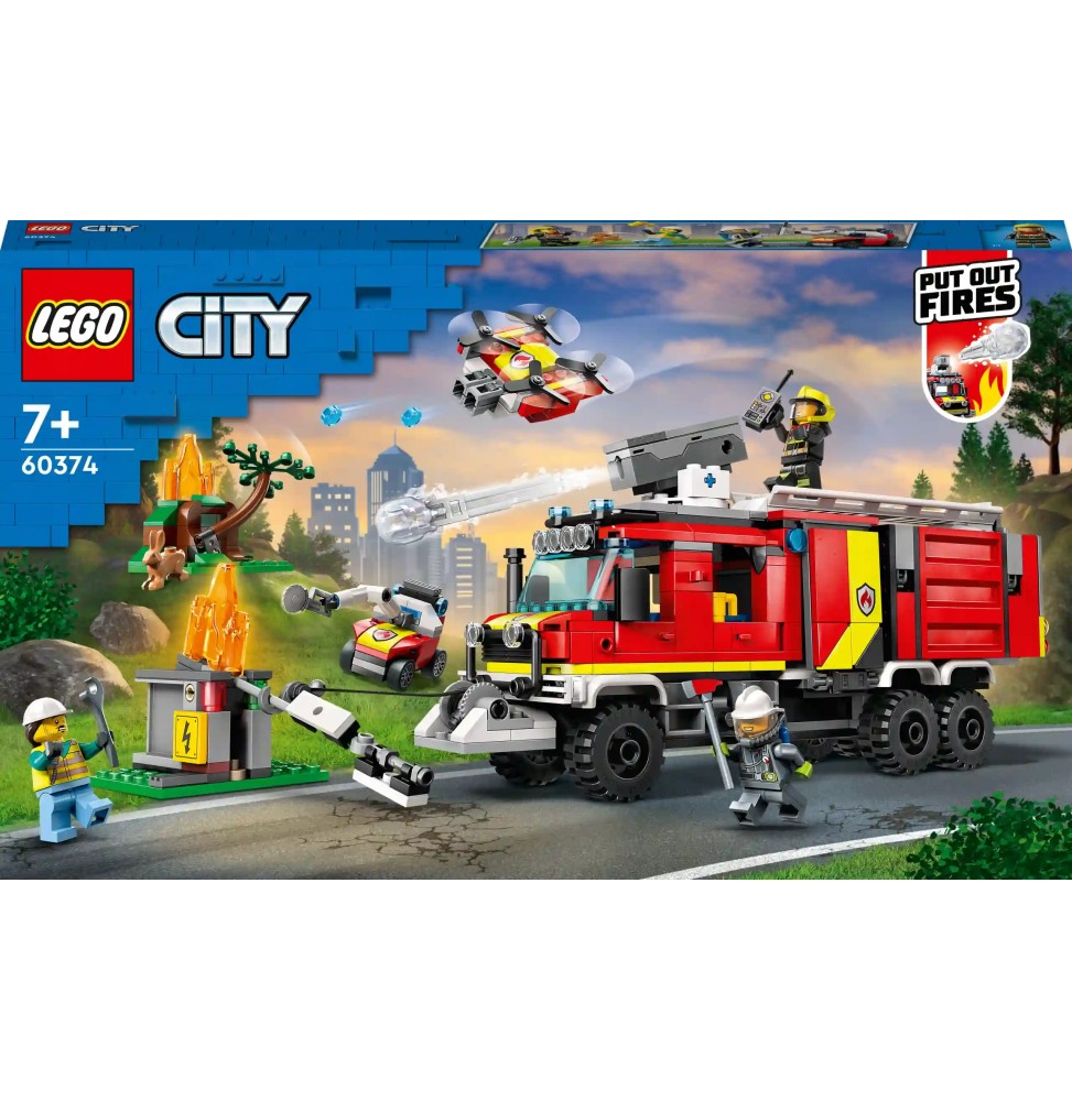 LEGO City Vehicul de salvare pentru pompieri 60374