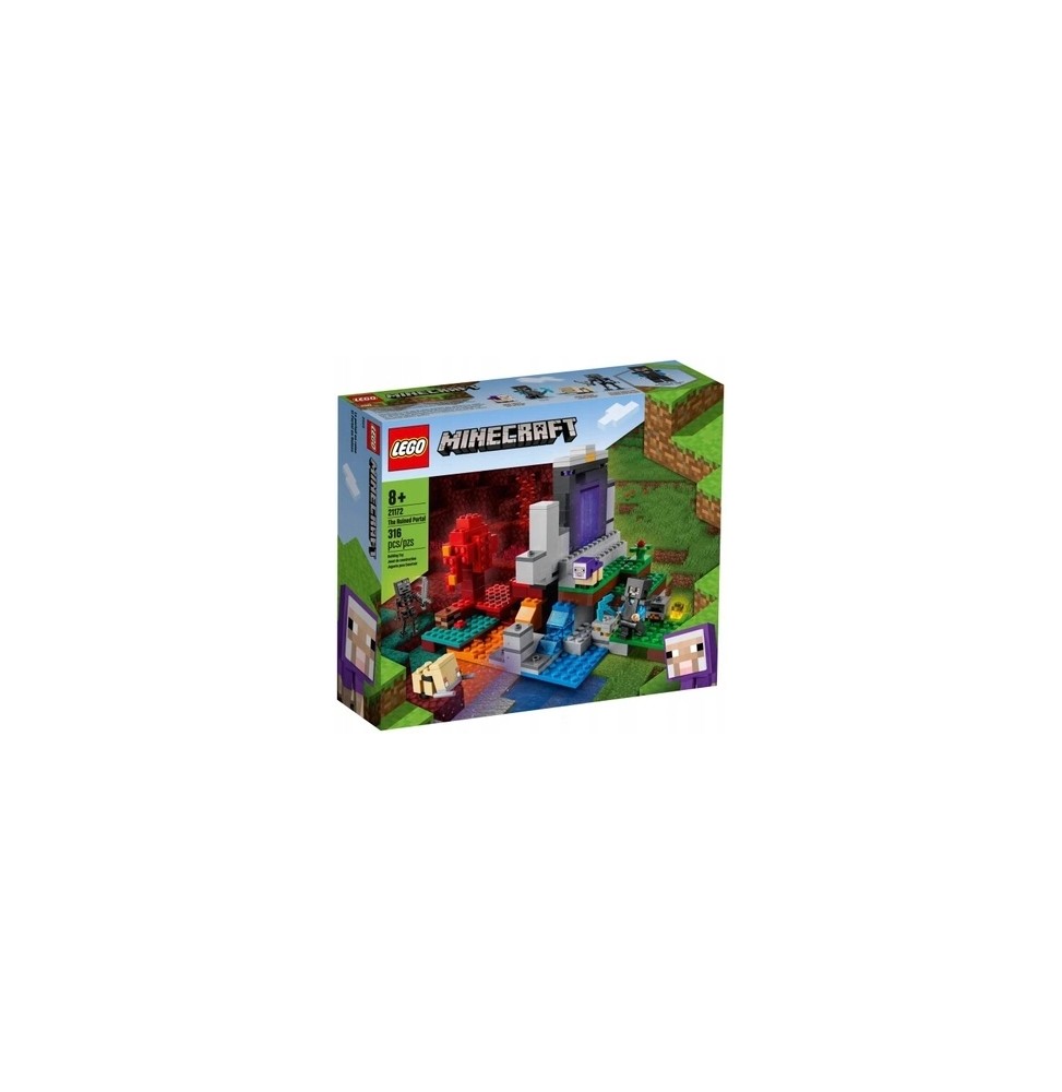 LEGO 21172 Minecraft Portal distrus