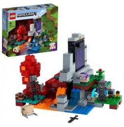 LEGO 21172 Minecraft Portal distrus