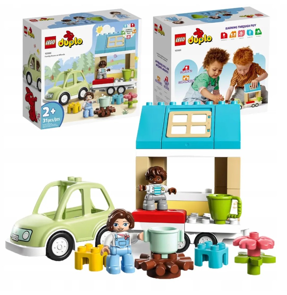 LEGO Duplo samochód i domek 10986