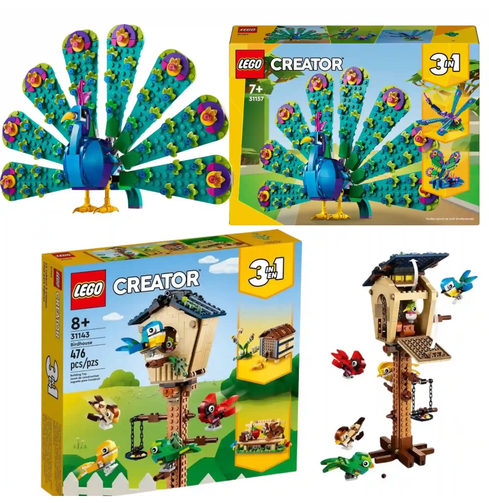 LEGO Creator Exotic Peacock and Birdhouse