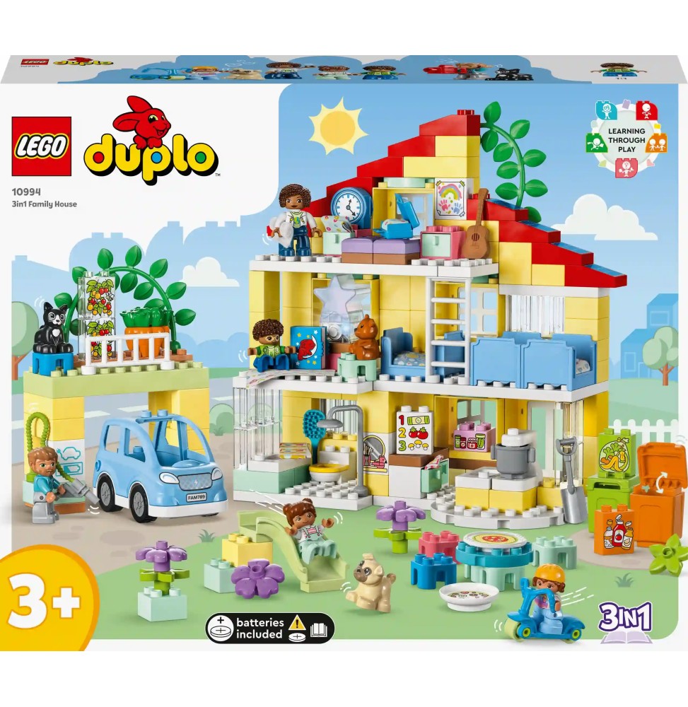 LEGO Duplo Casă de familie 3 în 1 - Set pentru copii