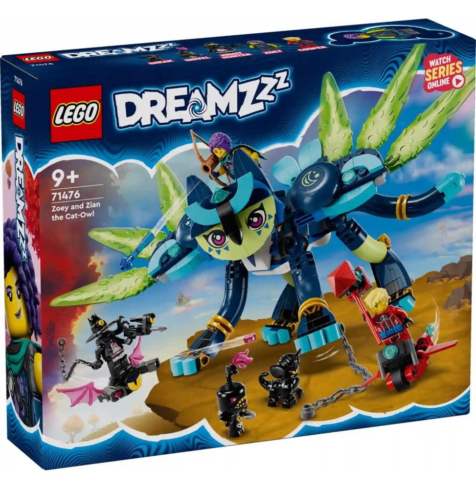 LEGO DREAMZzz 71476 Zoey and Zian Creature Set