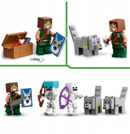 LEGO Minecraft Fortăreața Lupilor 21261