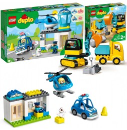 LEGO DUPLO Set Poliție și Construcție 10959 10931