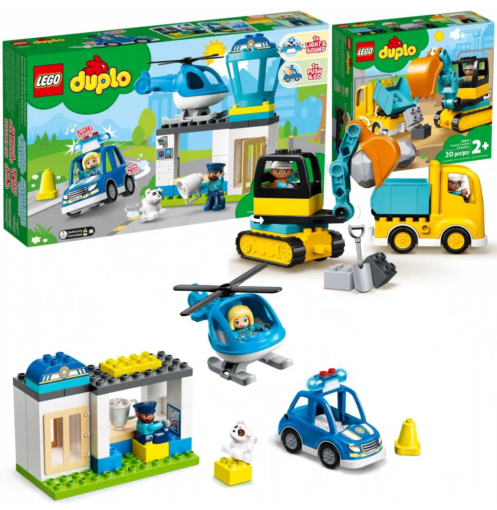 LEGO DUPLO Police and Construction Set 10959 10931