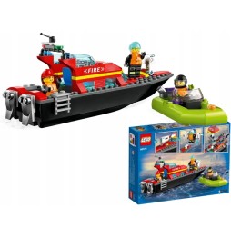 LEGO City 60373 Fire Boat for Kids 5+