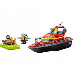 LEGO City 60373 Fire Boat for Kids 5+