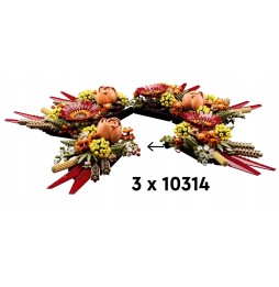 LEGO Dried Flower Arrangement 812 pieces