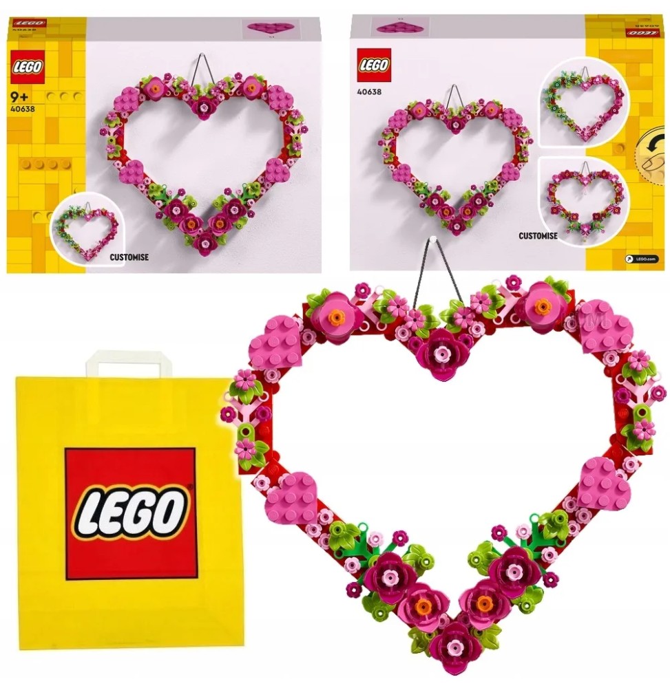 LEGO Icons Heart Ornament 40638