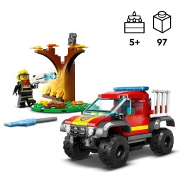 LEGO City 60393 Camion de Pompieri 4x4