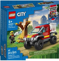 LEGO City 60393 Camion de Pompieri 4x4