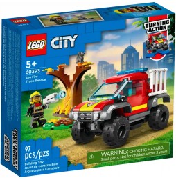 LEGO City 60393 Camion de Pompieri 4x4