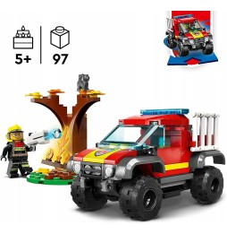 LEGO City 60393 Camion de Pompieri 4x4