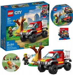 LEGO City 60393 Camion de Pompieri 4x4