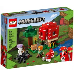 LEGO Minecraft Mushroom House 21179 - Kids Set