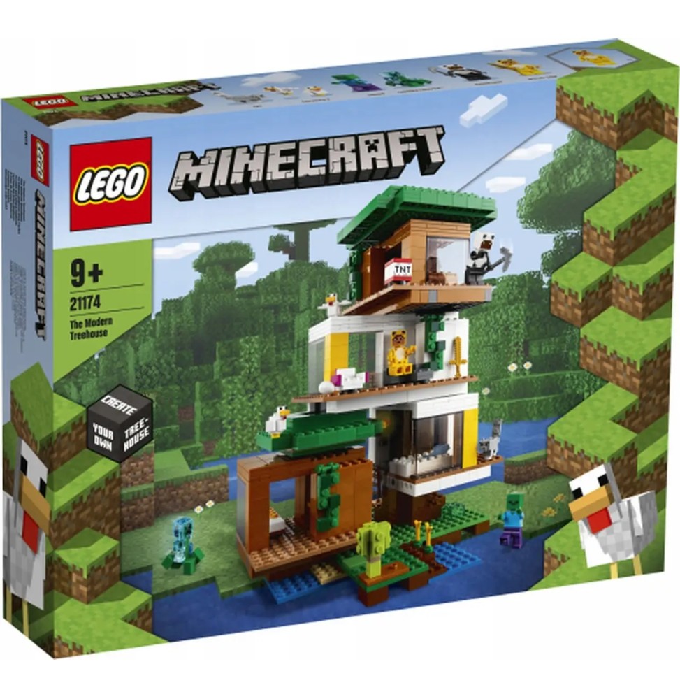 LEGO Minecraft casa în copac 21174