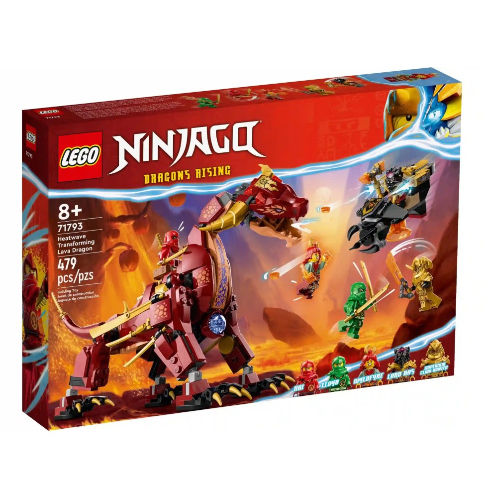 LEGO Ninjago Lava Dragon 71793 - Kids Set