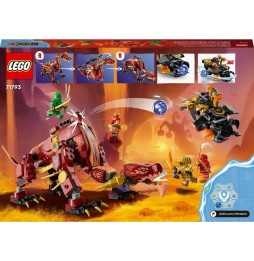 LEGO Ninjago Dragonul de Lavă 71793 set pentru copii