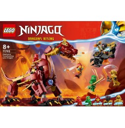 LEGO Ninjago Lava Dragon 71793 - Kids Set