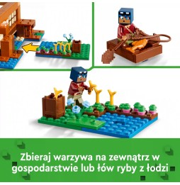 LEGO Minecraft Casa broaștelor 21256 - cadou perfect