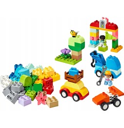 Lego Duplo Cutie cu Mașini și Camioane