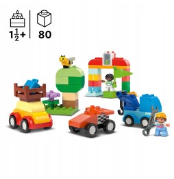 Lego Duplo Cutie cu Mașini și Camioane