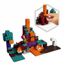 LEGO Minecraft 21168 Pădurea distorsionată – set