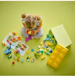 Lego Duplo Cutie cu Mașini și Camioane