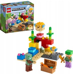 Cărămizi LEGO Minecraft Reciful de Corali 21164