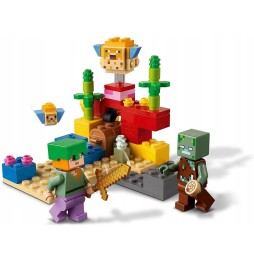 Cărămizi LEGO Minecraft Reciful de Corali 21164