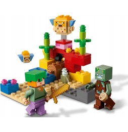 Cărămizi LEGO Minecraft Reciful de Corali 21164