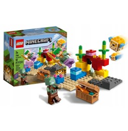 Cărămizi LEGO Minecraft Reciful de Corali 21164