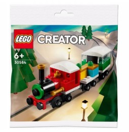 LEGO Winter Train with Locomotive and Cars