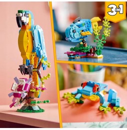 Zestaw LEGO Creator 3w1 Egzotyczna papuga 31136