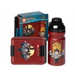 Set prânz LEGO Gryffindor cu sticlă și cutie