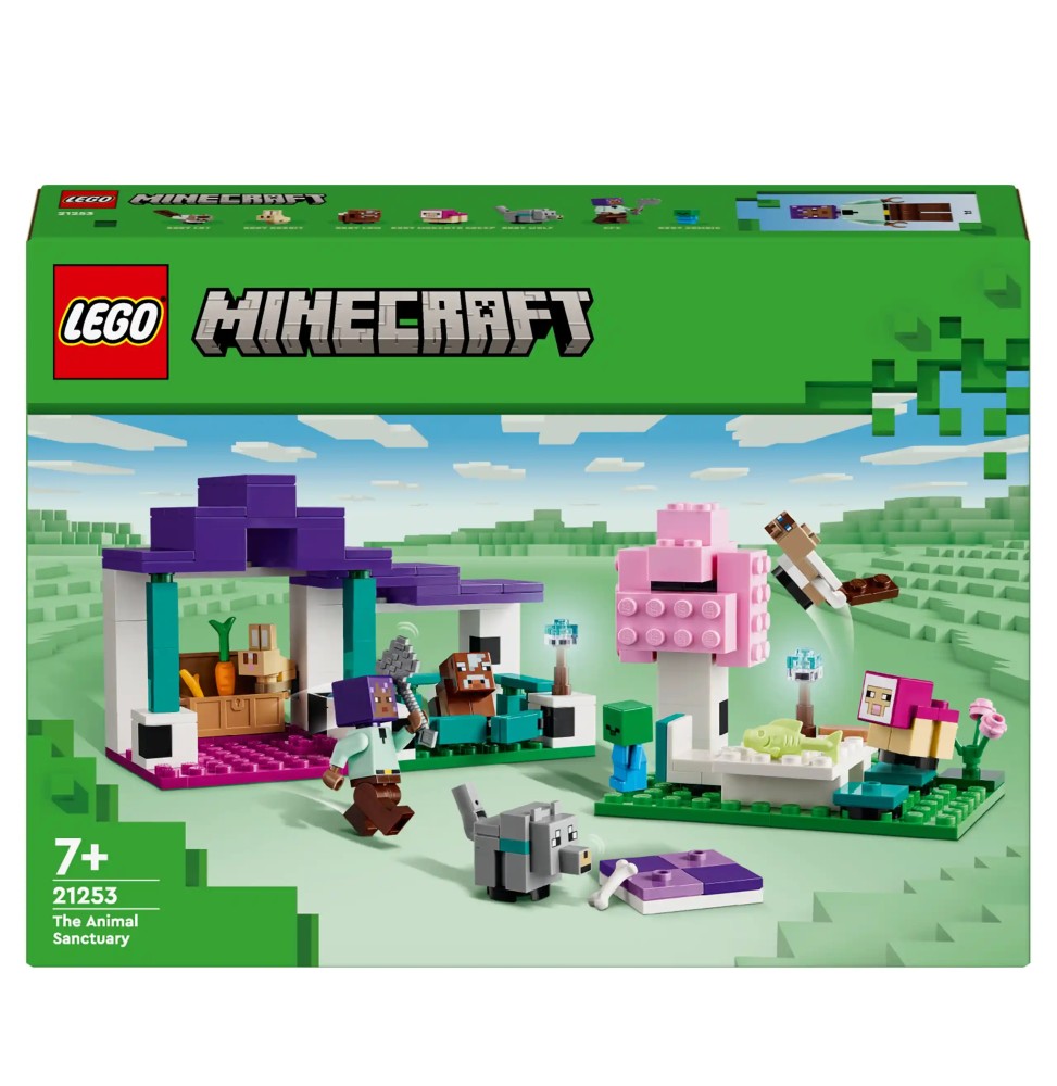 LEGO Minecraft 21253 Animal Sanctuary Set