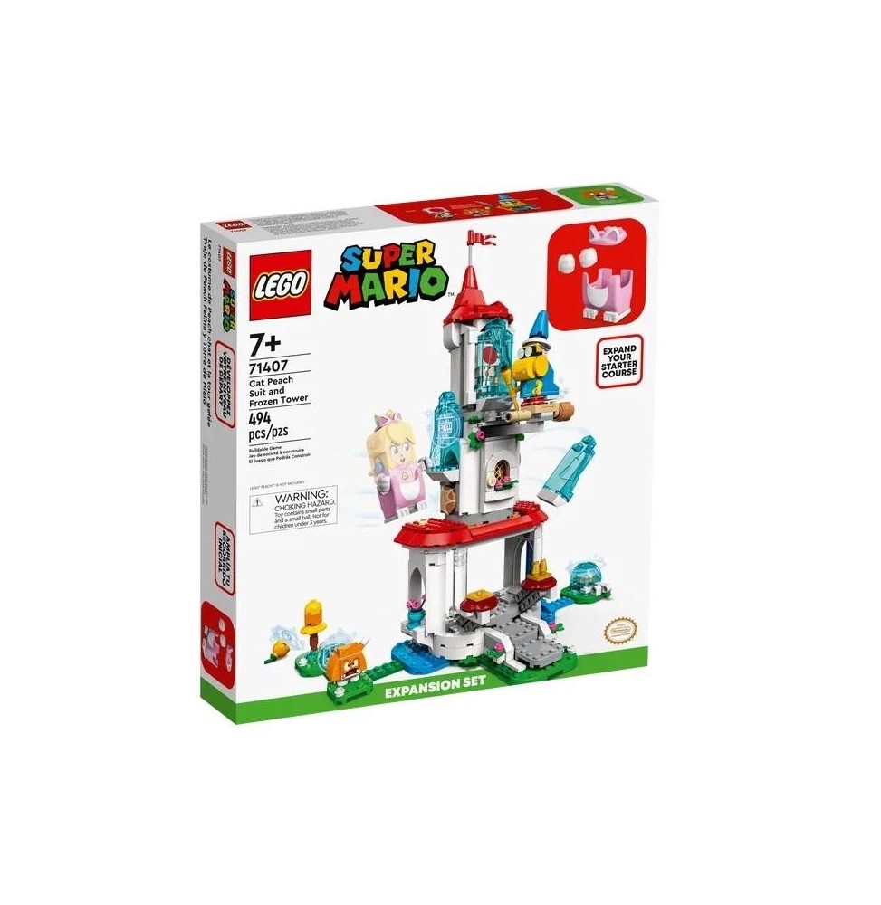 LEGO Super Mario 71407 Cat Peach Ice Tower Set