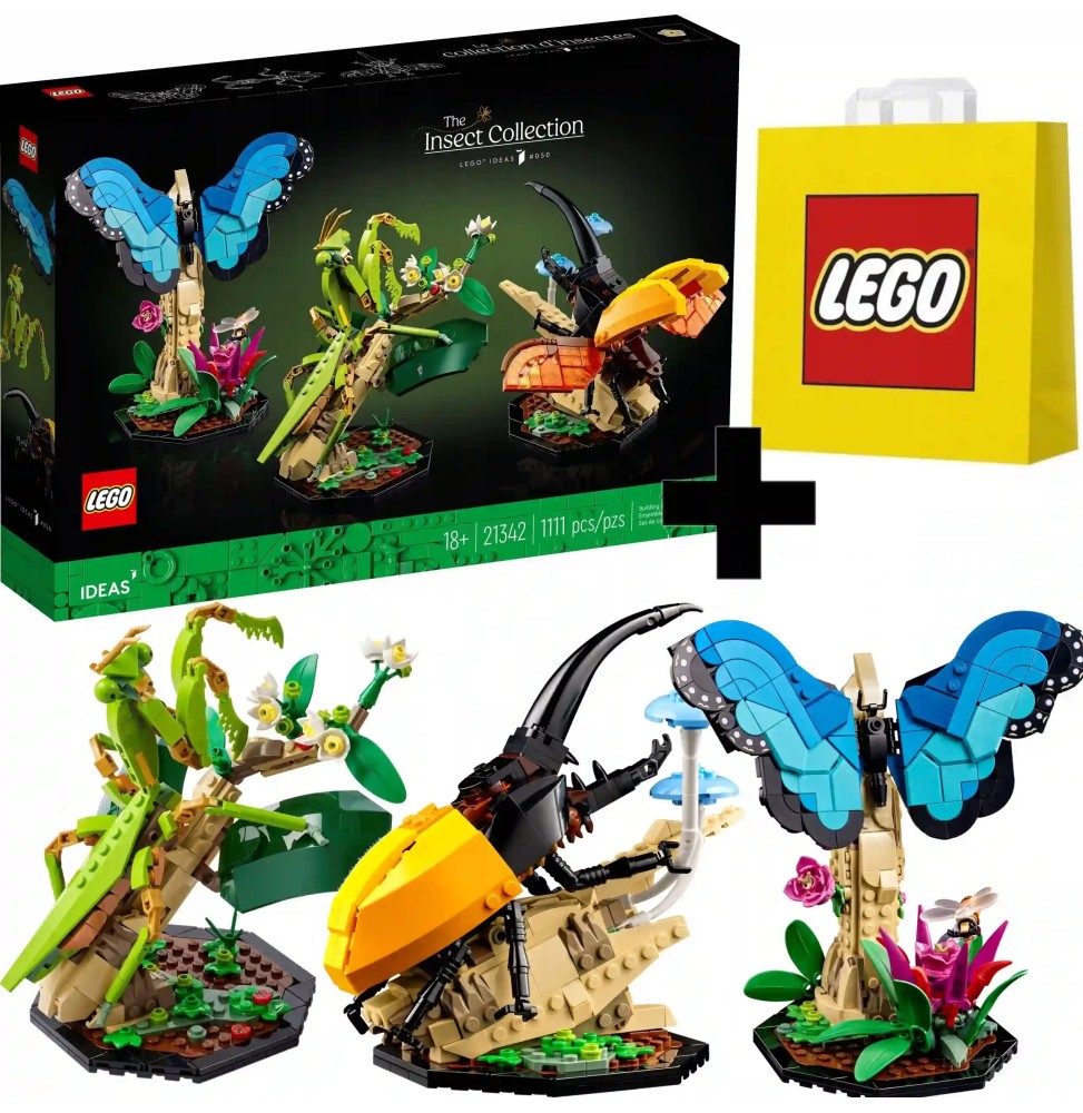 LEGO Colecția insectelor 21342 cu geanta LEGO