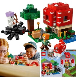 LEGO Minecraft Mushroom House Set for Kids