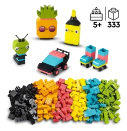 LEGO Classic 11027 Joacă creativă cu culori neon