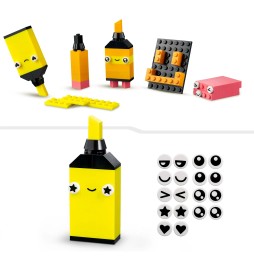 LEGO Classic 11027 Joacă creativă cu culori neon