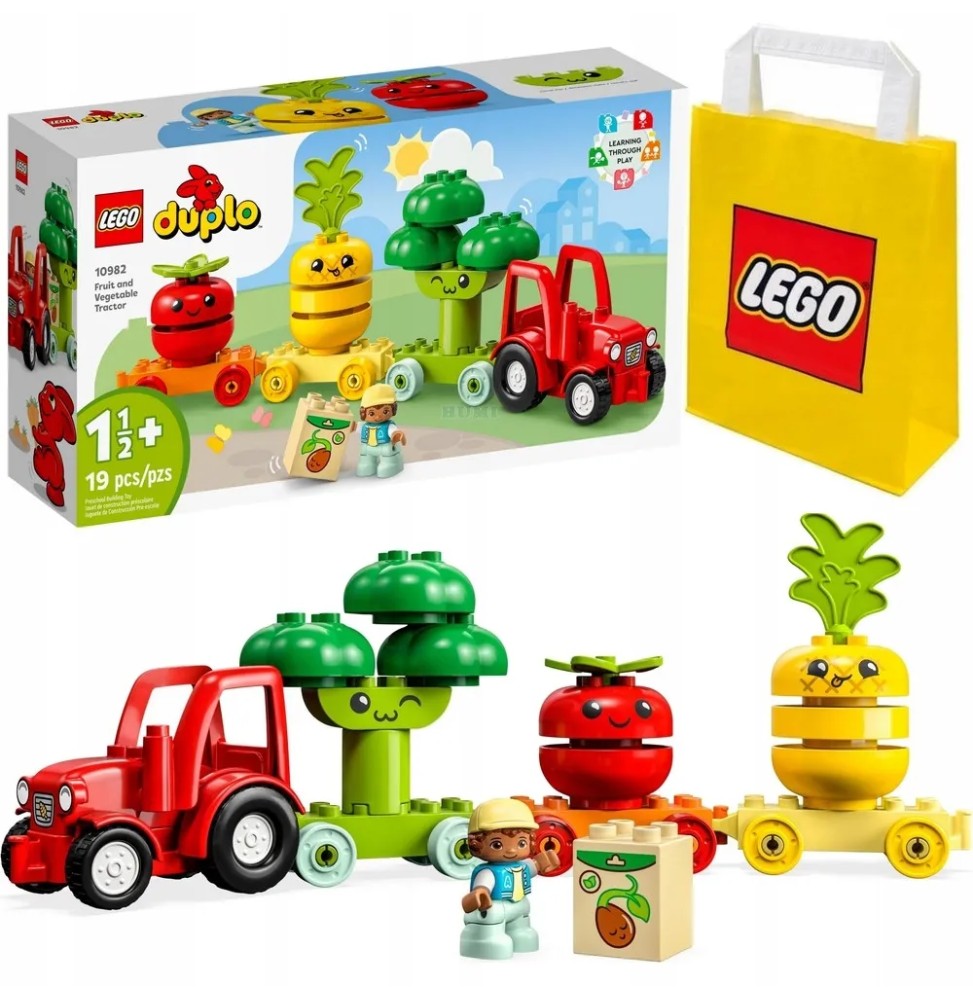 LEGO 10982 Tractor cu legume pentru copii