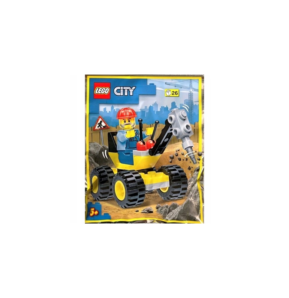 LEGO City Construction Worker with Drill 952202