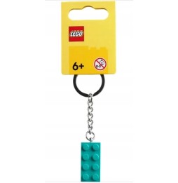 LEGO Keychain with Sea 2x4 Brick