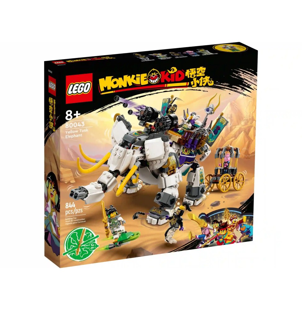 LEGO Monkie Kid Elefantul Colți Galbeni 80043