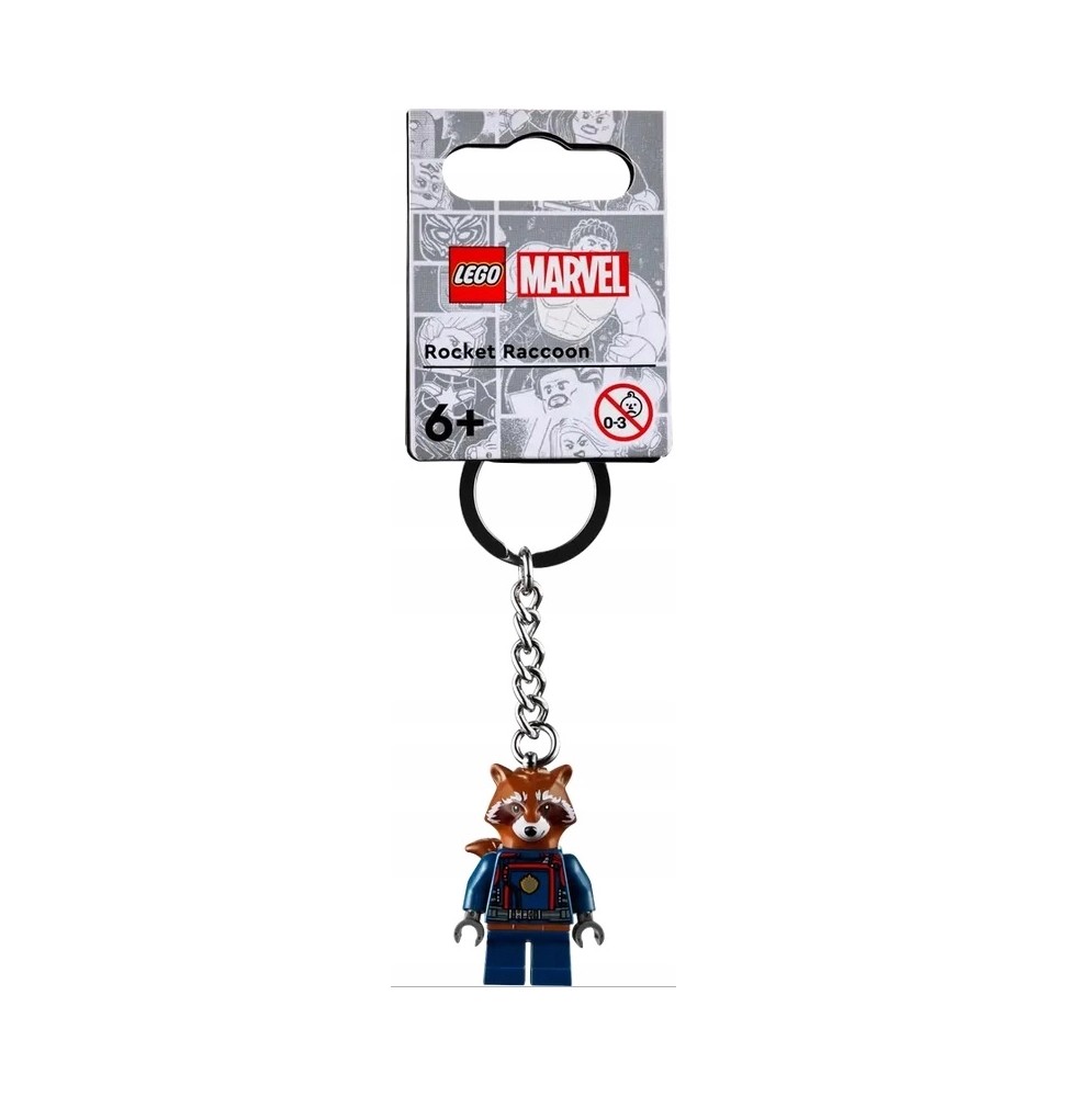 LEGO Keychain 854296 Marvel Rocket Raccoon