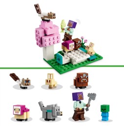 Klocki LEGO Minecraft 21253 Rezerwat zwierząt